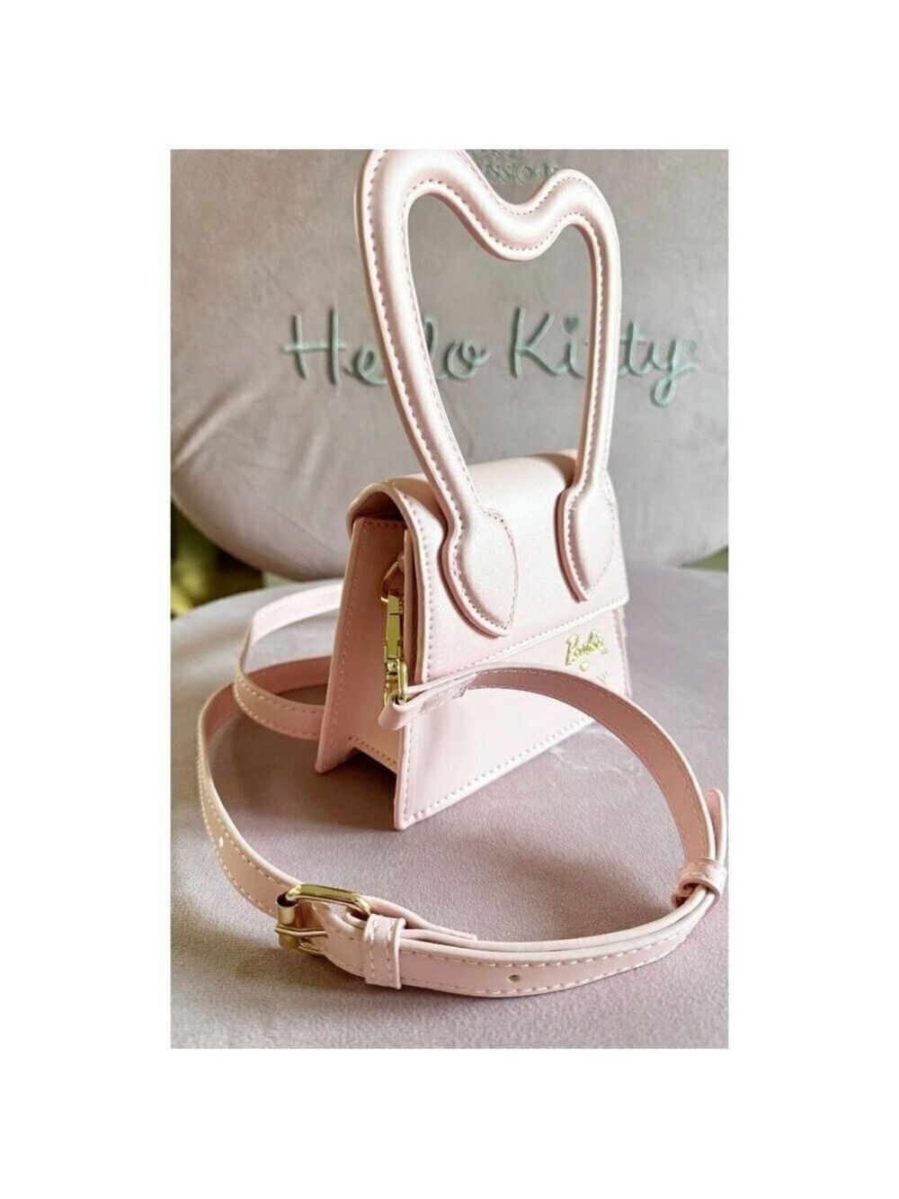 Barbie Mini Purse by Truly Crossbody Blush Pink Adjustable Straps - Picture 3 of 8